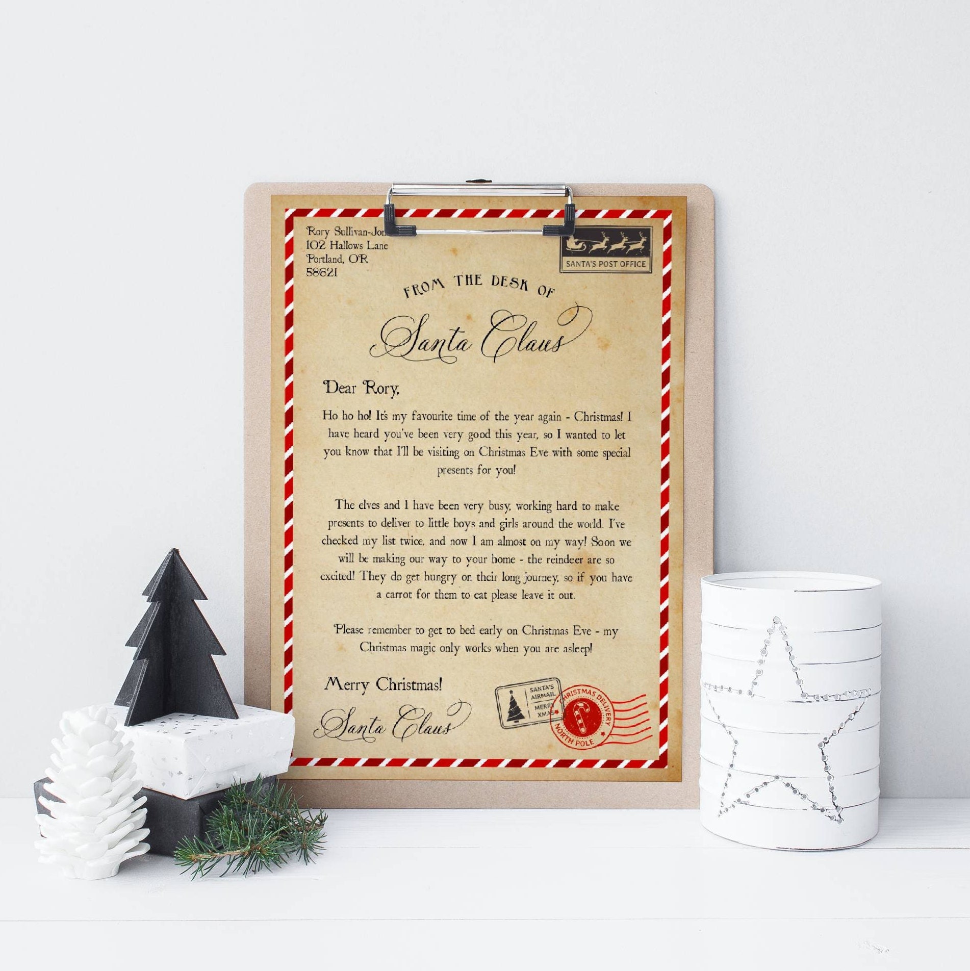 Lettera Di Babbo Natale Da Riempire - Italia - Foto 3