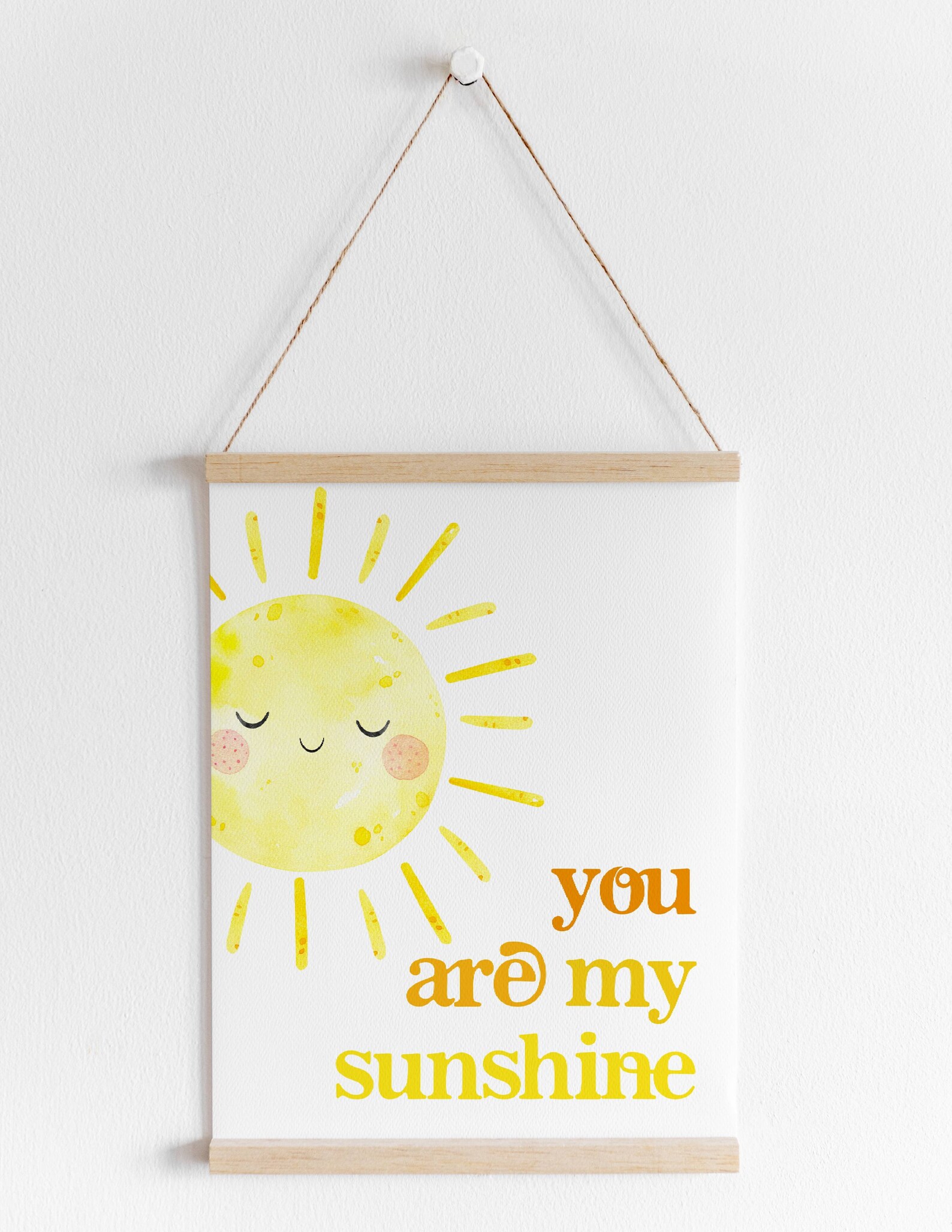 You Are My Sunshine Nursery Print Printable Baby Kids Etsy UK
