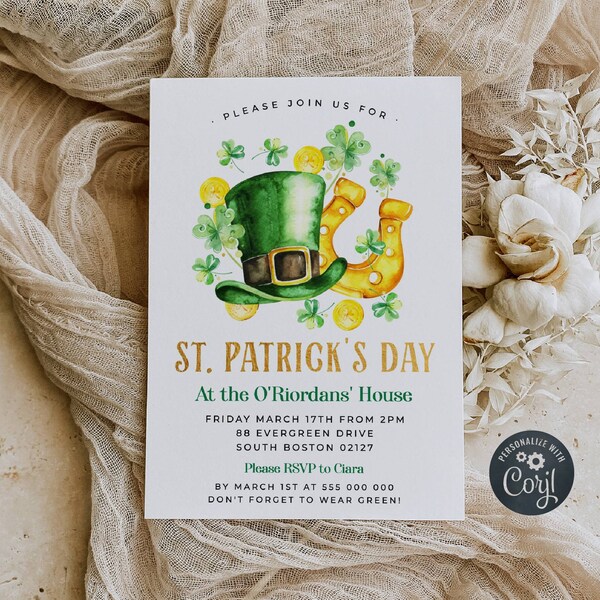 Irish Invitation - Etsy