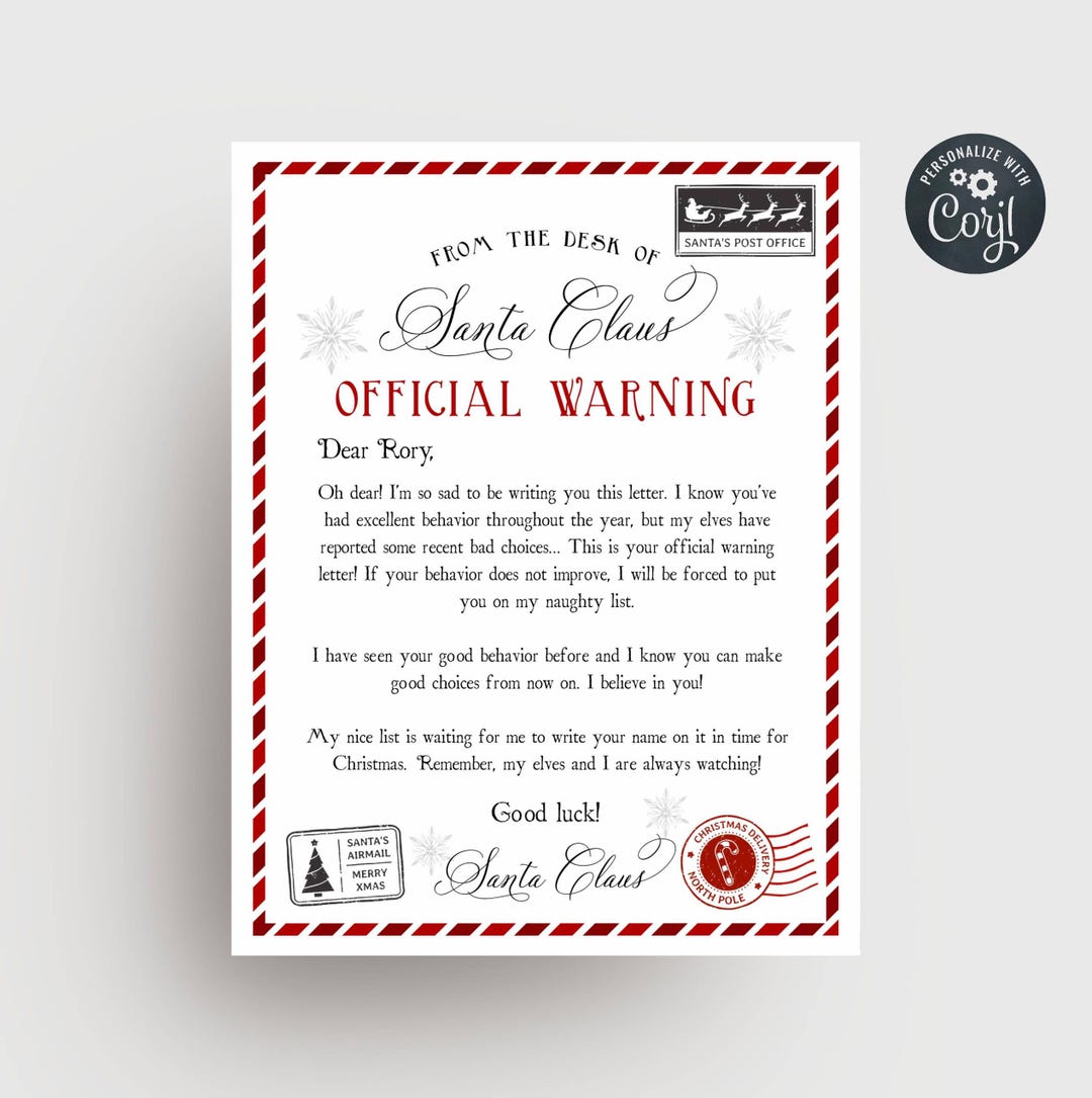 editable-warning-letter-from-santa-template-printable-north-pole-elf-mail-official-warning-bad-behavior-letter-instant-download-etsy