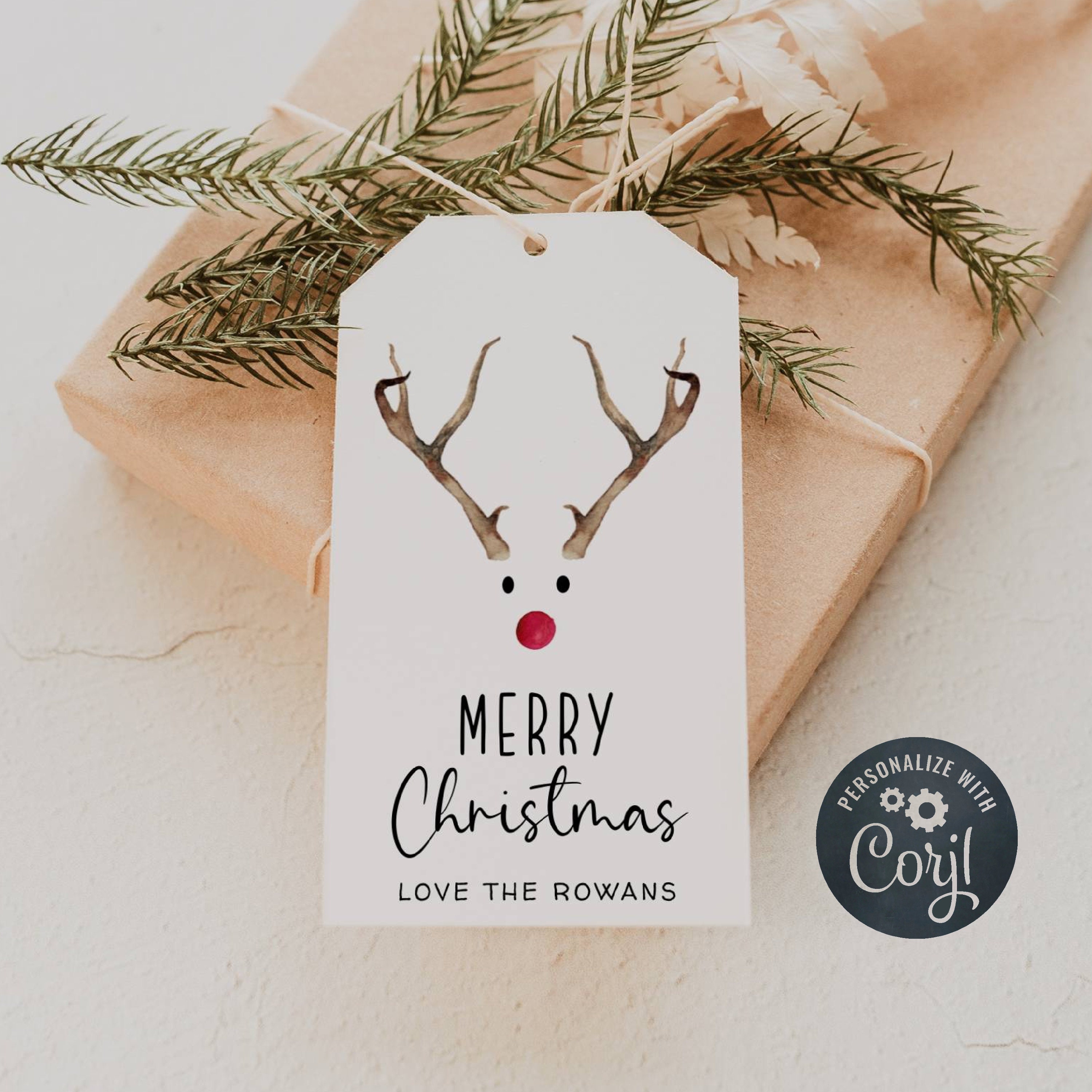 DIY Stained Wood Holiday Gift Tags - Crafting Cheerfully