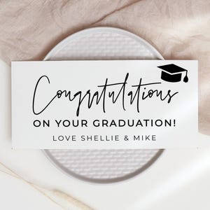 Modelo de envelope para dinheiro de formatura, envelope para presente com porta-dinheiro de formatura para impressão, carteira de dinheiro de formatura personalizada editável, download instantâneo