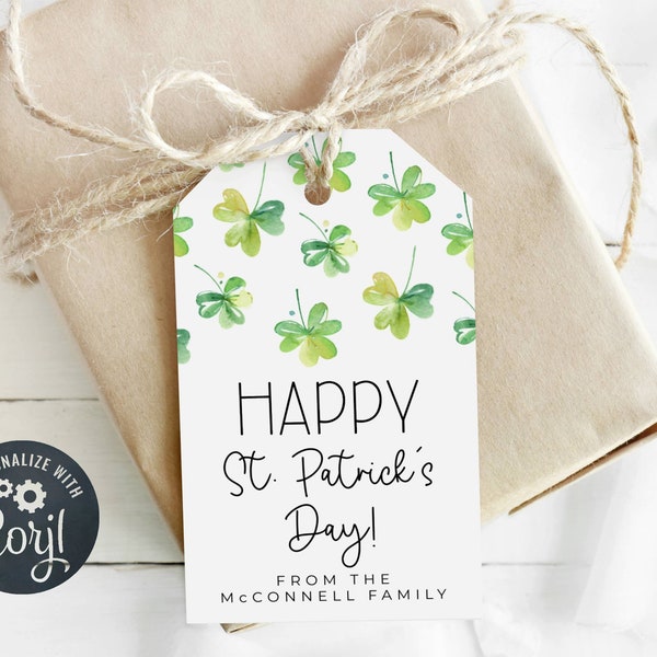 St Patricks Day Tags - Etsy