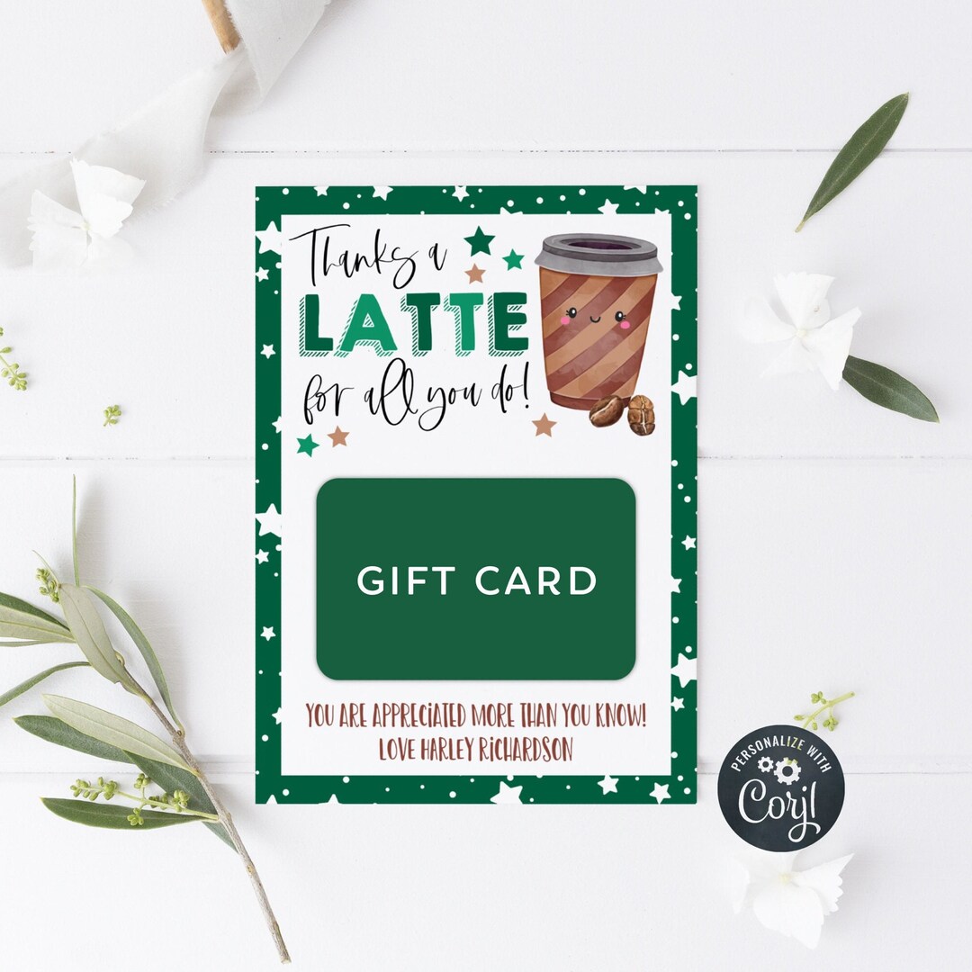Teacher Appreciation Gift Card Holder Template Printable - Etsy