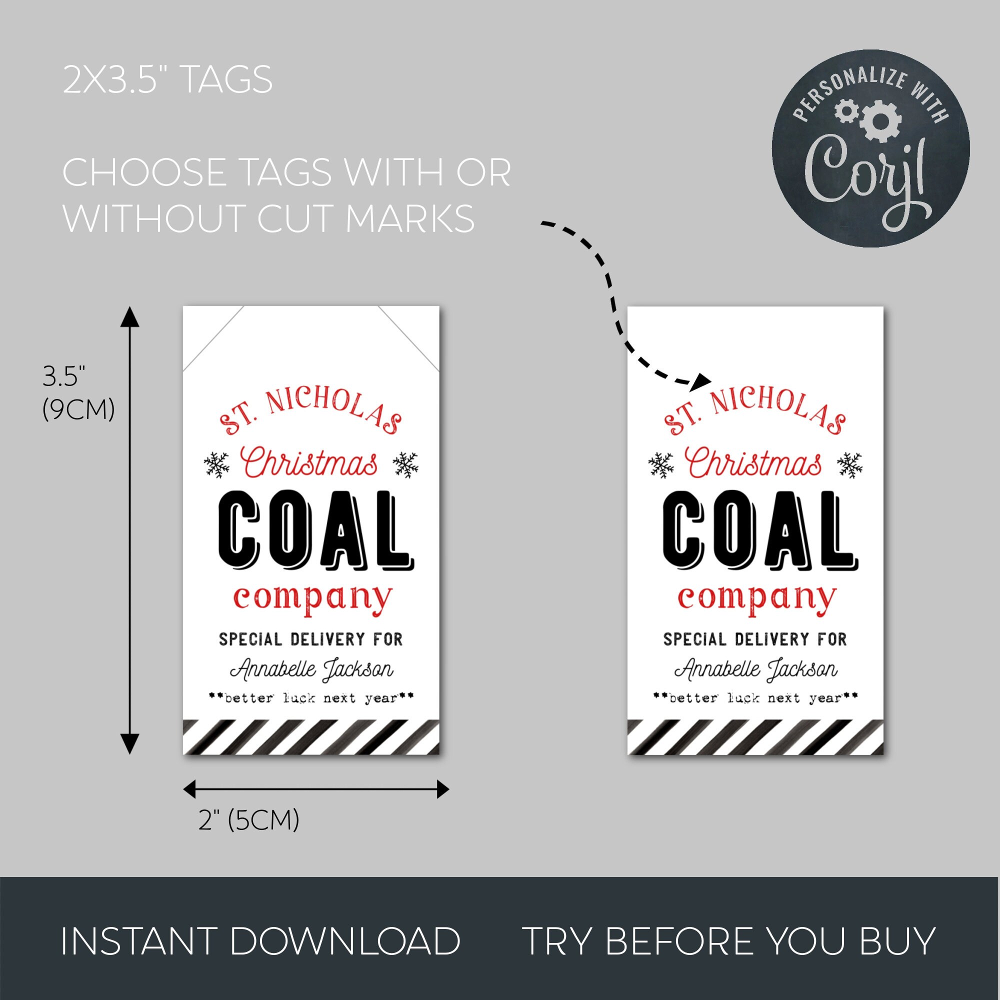 editable-coal-christmas-gift-tag-template-printable-christmas-coal-company-tag-coal-cookies-tag-lumps-of-coal-favor-tag-instant-download-etsy for Free Printable Lump Of Coal Tag Editable Coal Christmas Gift Tag Template, Printable Christmas Coal Company Tag, Coal Cookies Tag, Lumps of Coal Favor Tag, Instant Download - Etsy for Free Printable Lump Of Coal Tag