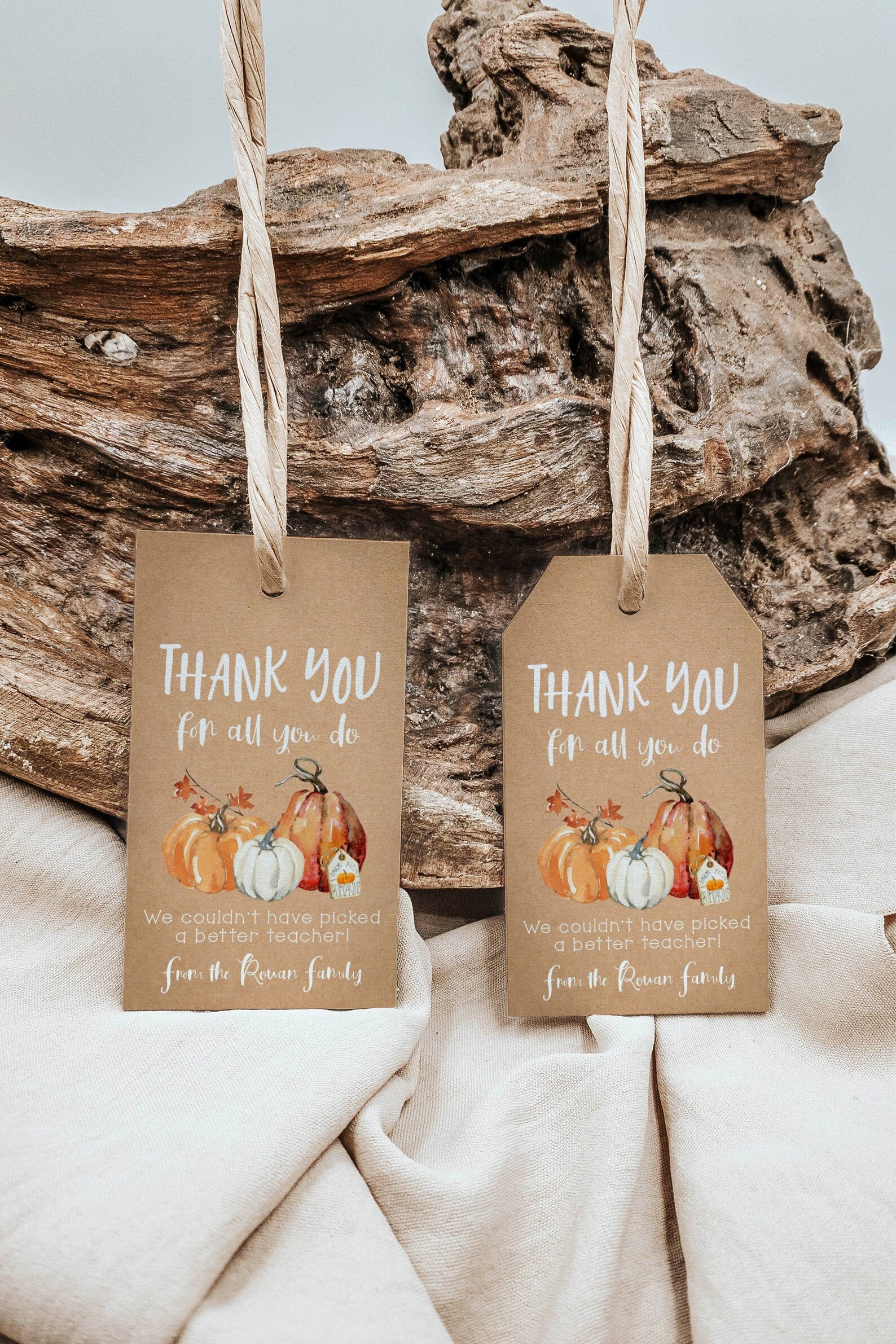 Printable Thanksgiving Teacher Tag Template, Fall Teacher Appreciation ...