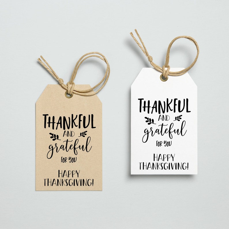 Printable Thanksgiving Favor Tag Template Editable - Etsy