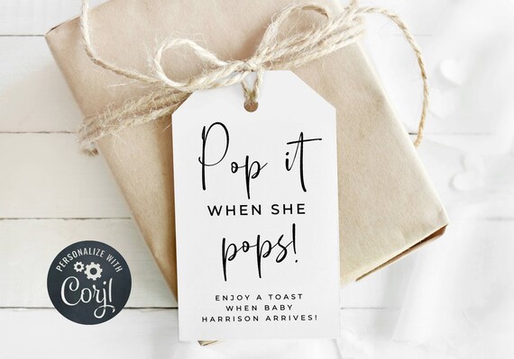 Pop It When She Pops Tag Template Printable Modern Baby Etsy Canada pop-it-when-she-pops-tag-template-printable-modern-baby-etsy-canada