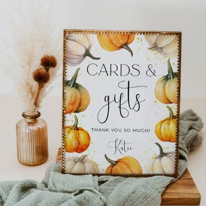 Modèle de signe pour baby shower petite citrouille, signe de douche d'automne imprimable, signe de douche bohème automne modifiable, téléchargement immédiat, #LPS