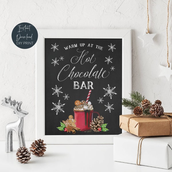 Chalkboard Hot Cocoa - Etsy