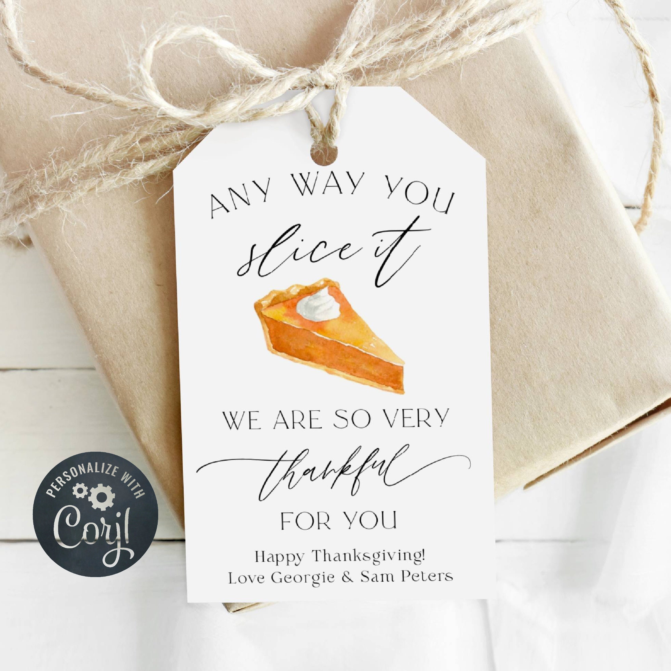 So Very Thankful For You Favor Tags – Thanksgiving Fall Autumn Party Gift  Tags – Set of 24 - Adore By Nat