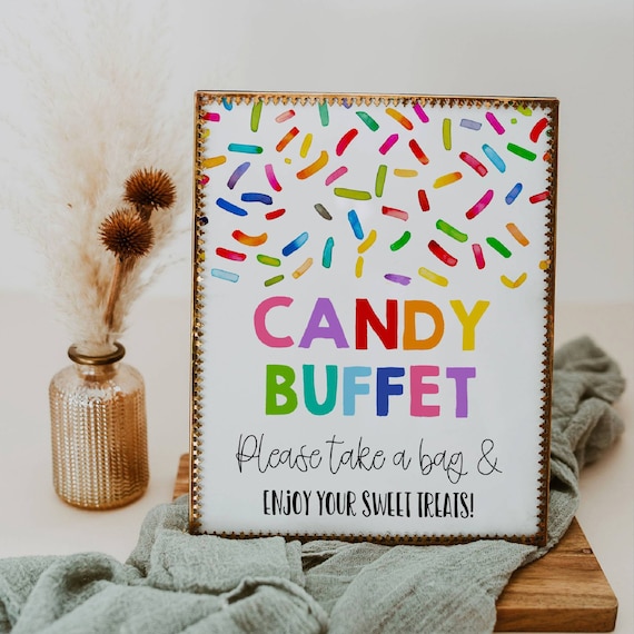 Candy Buffet Signs Templates
