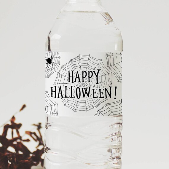 8oz BLACK Happy Halloween Flask 8oz BLACK Happy Halloween Flask