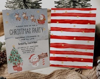 North Pole Invite - Etsy