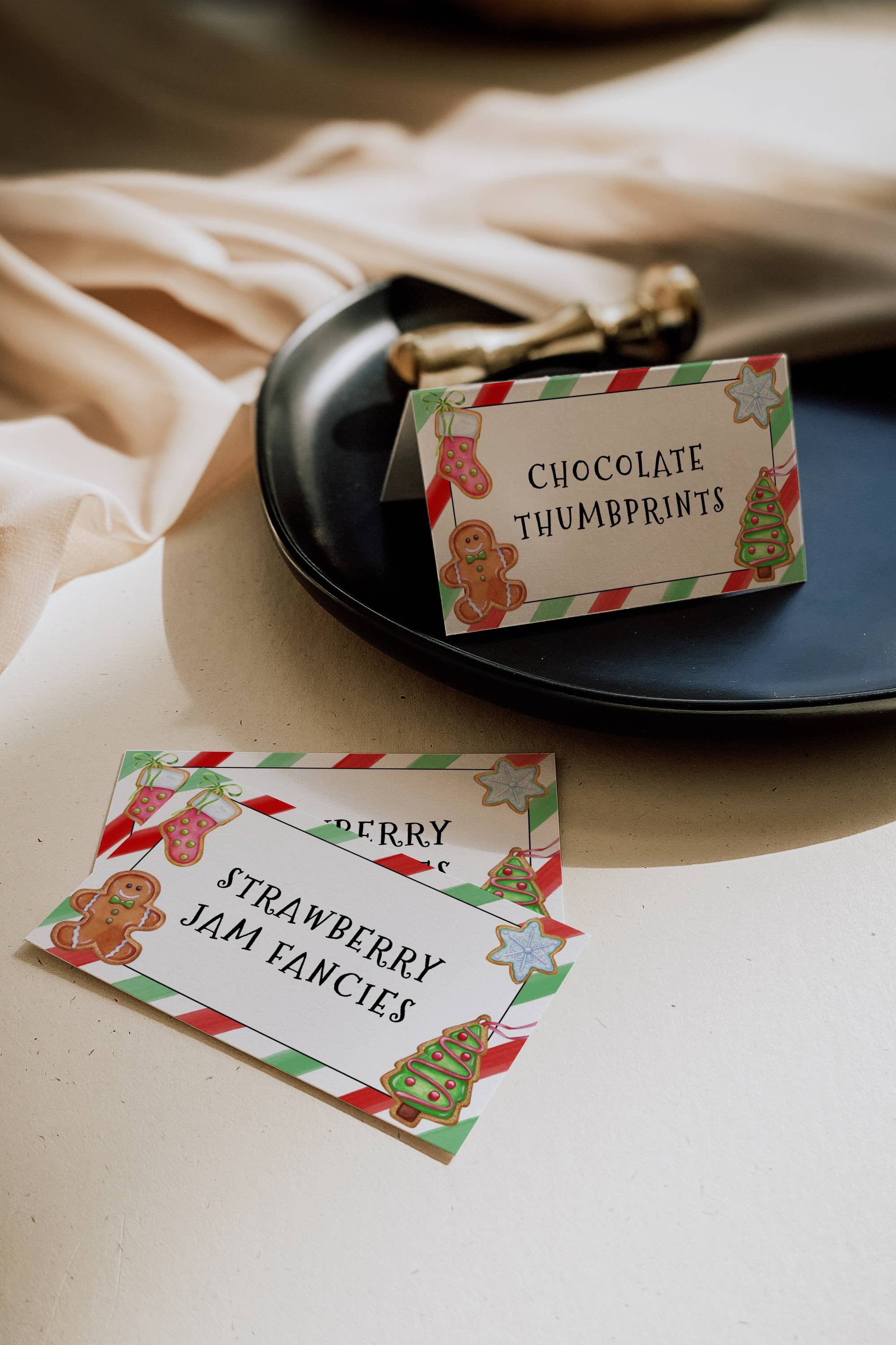 Holiday Cookie Exchange Template Party Pack, Printable Christmas Cookie ...
