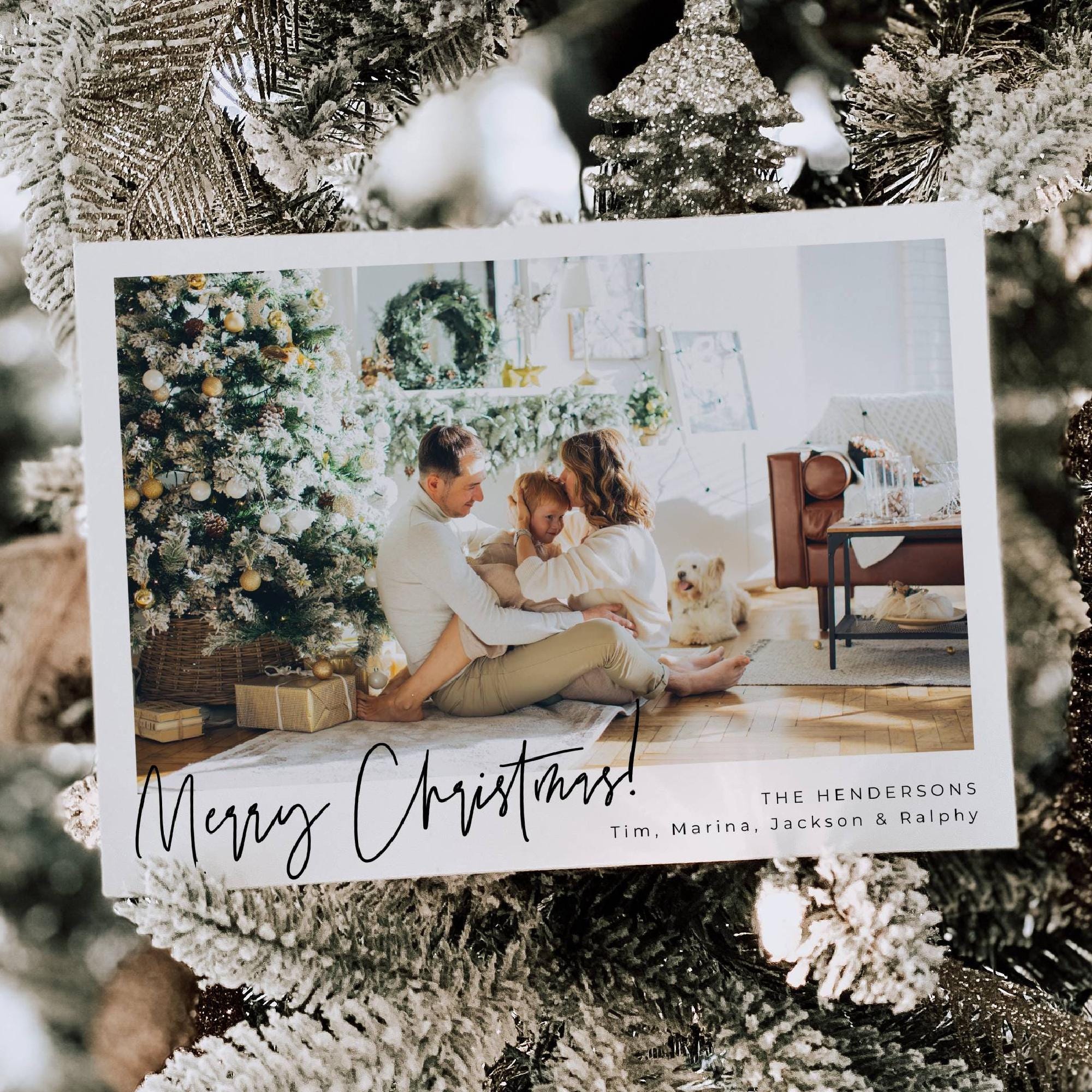 minimal holiday card - etsy.de