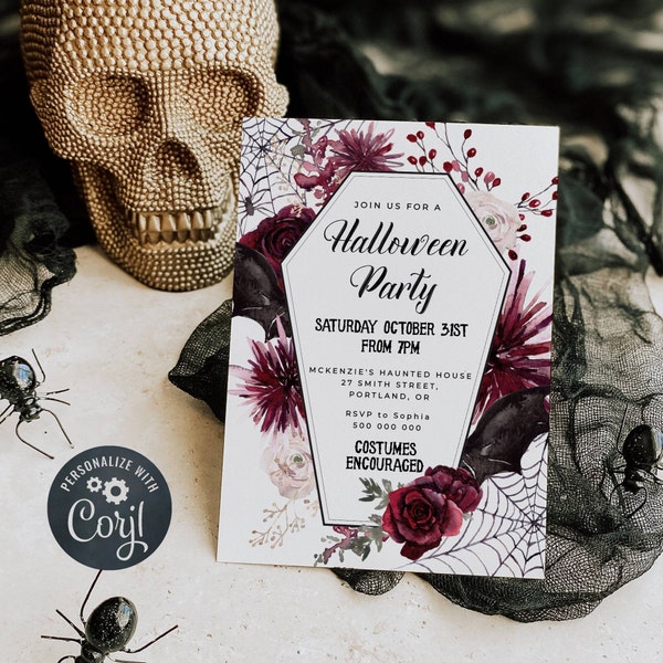 Coffin Invitation - Etsy Australia
