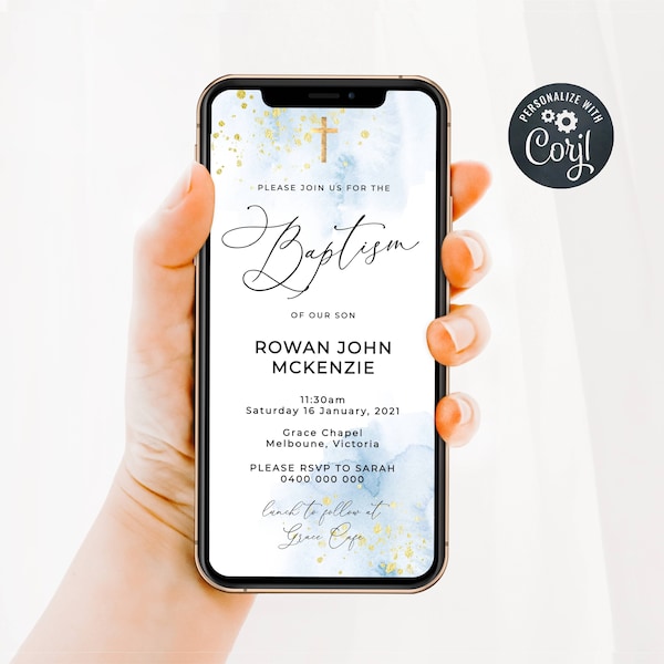 Christening Invitation Etsy