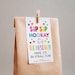 Sip Sip Hooray It's the First Day Gift Tag Template, Printable Back to ...