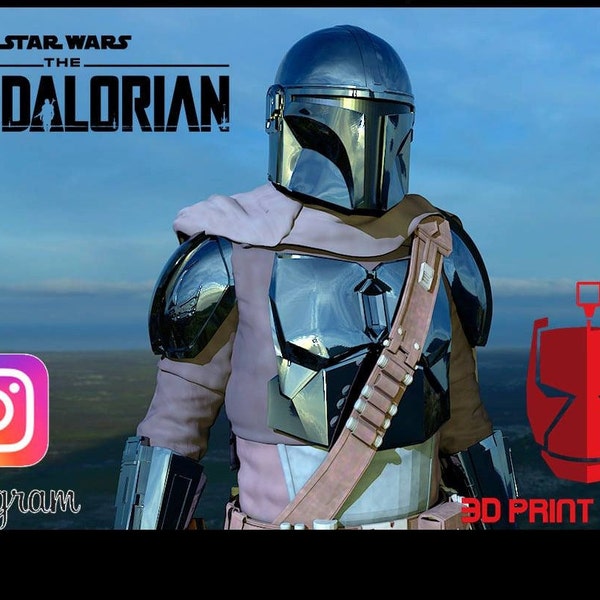 Mandalorian full armor STL file for 3d print