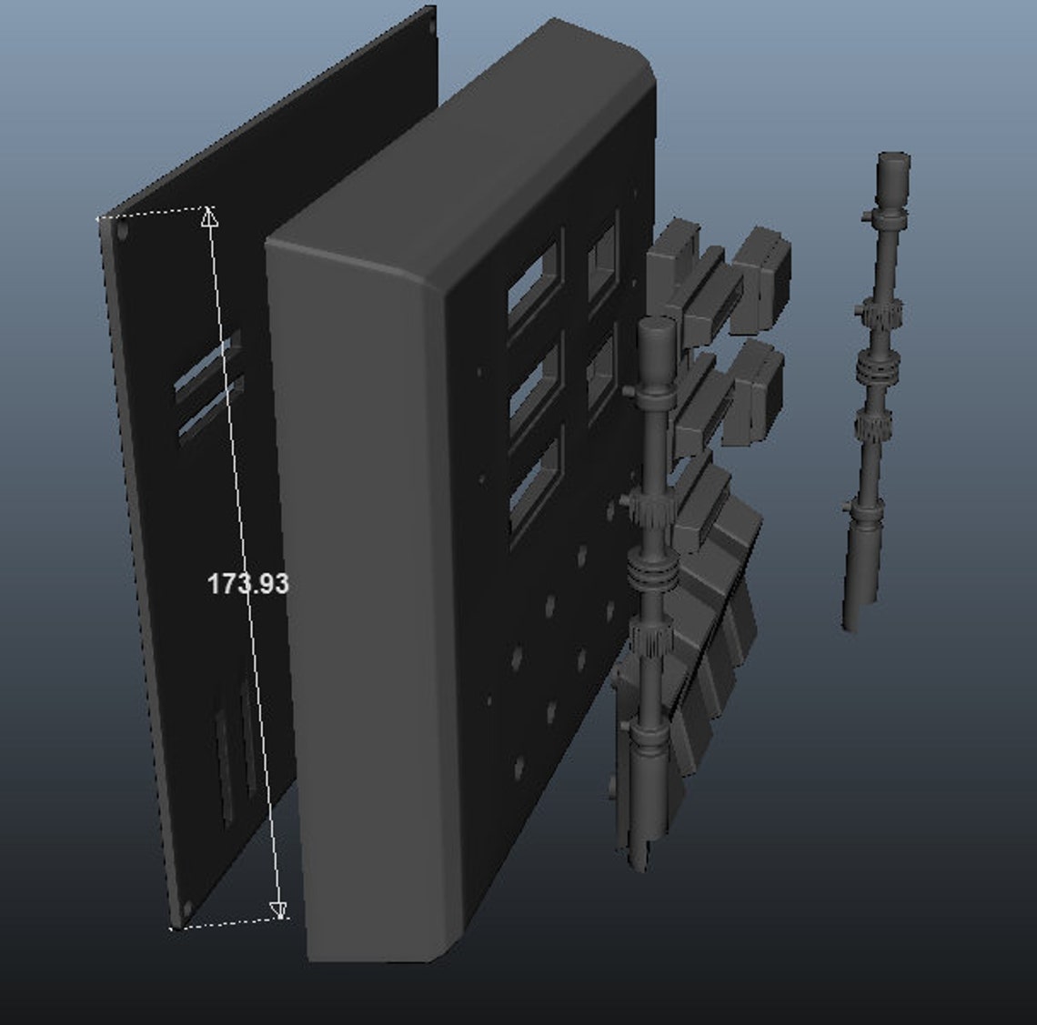 Darth Vader Chest Box Belt Box Armor ANH STL File for 3d Print - Etsy