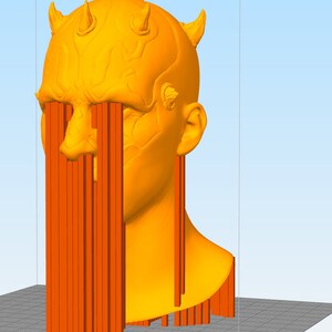 Darth Maul 1:1 scale head for 3d print. image 7