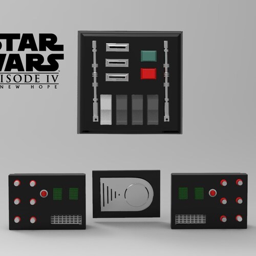 Darth Vader Chest Box Belt Box Armor ANH STL File for 3d Print - Etsy