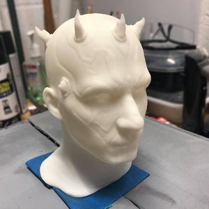 Darth Maul 1:1 scale head for 3d print. image 8