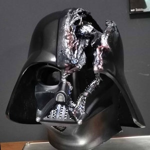 Battle Damage Kenobi Vader Helmet