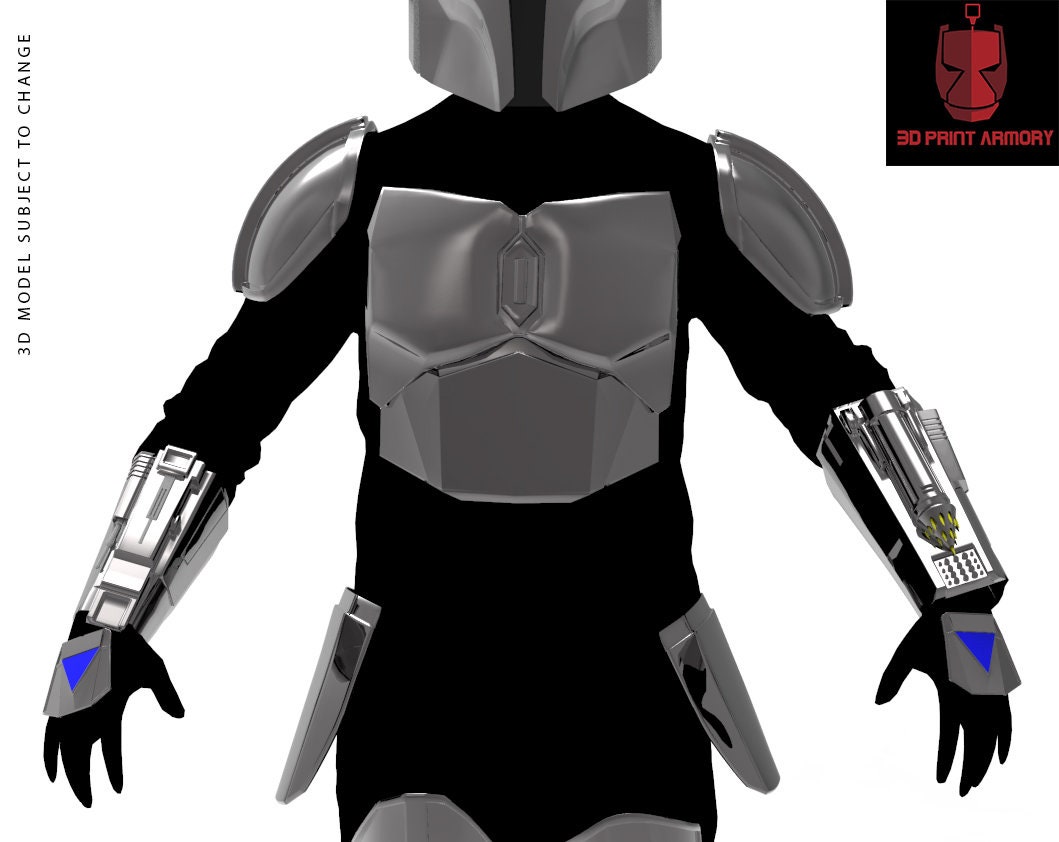 Mandalorian Full Armor STL File for 3d Print - Etsy Canada