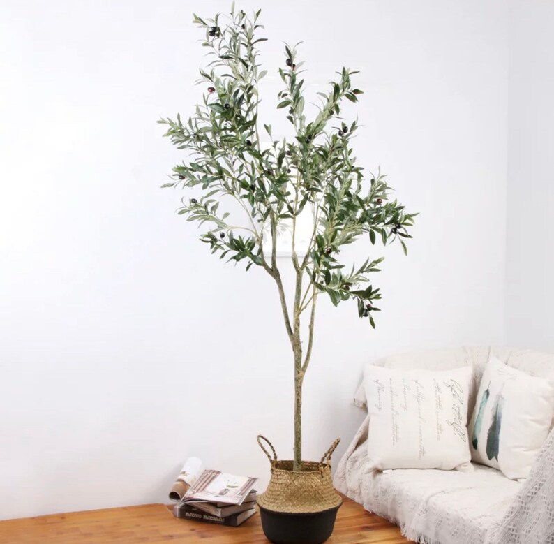 Artificial Olive Tree Olive Trees Tall Olive Trees Olive Etsy
