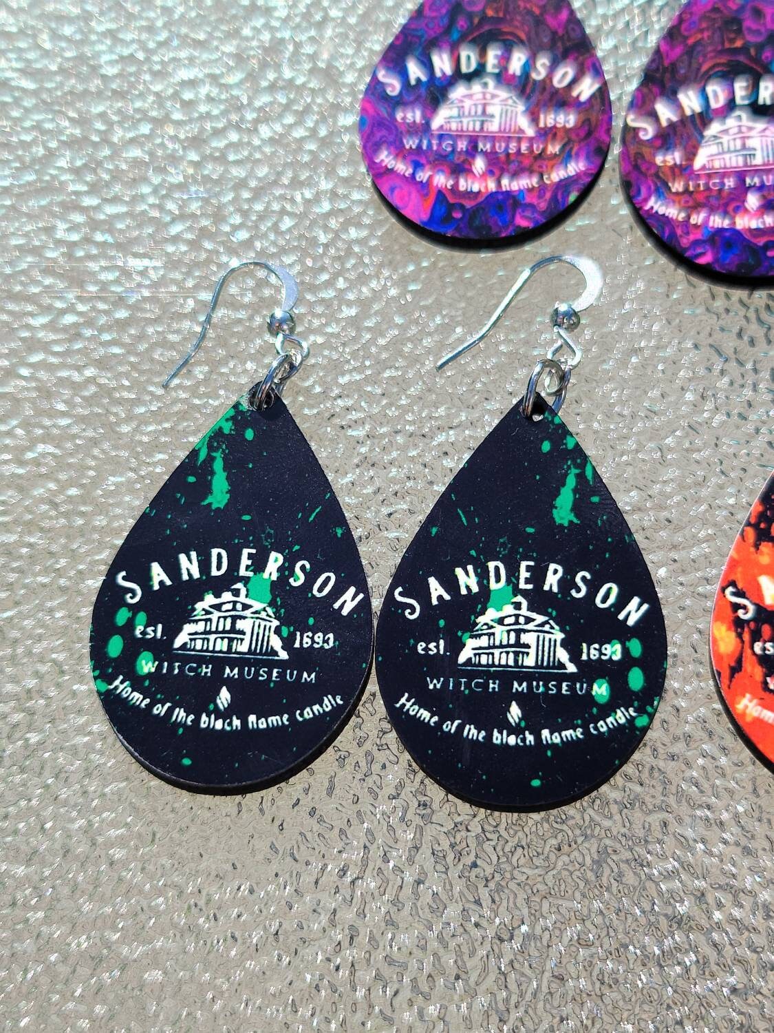 Sanderson Sister Earrings, Sanderson, Hocus Pocus Earrings, Hocus Pocus, Sanderson Sisters