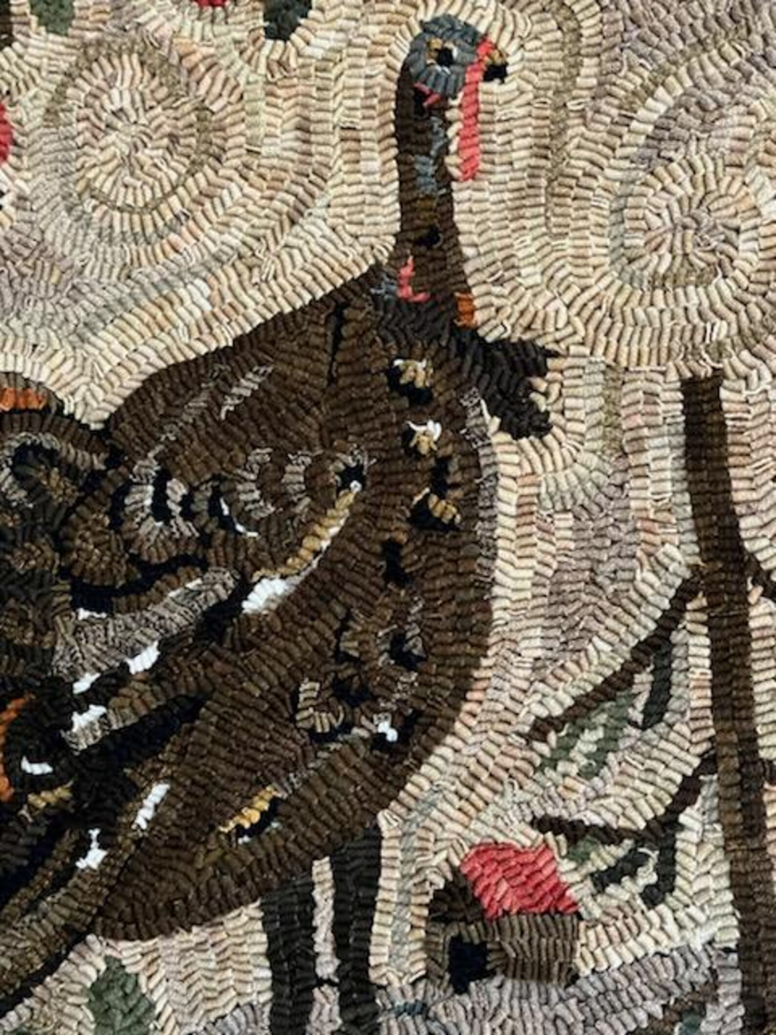 Primitive Rug Styles Handmade Primitive, Wool Hooked Rug, Primitive Folk Art - Etsy