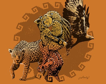 JAGUAR & EAGLE WARRIORS, Gay, Queer Art