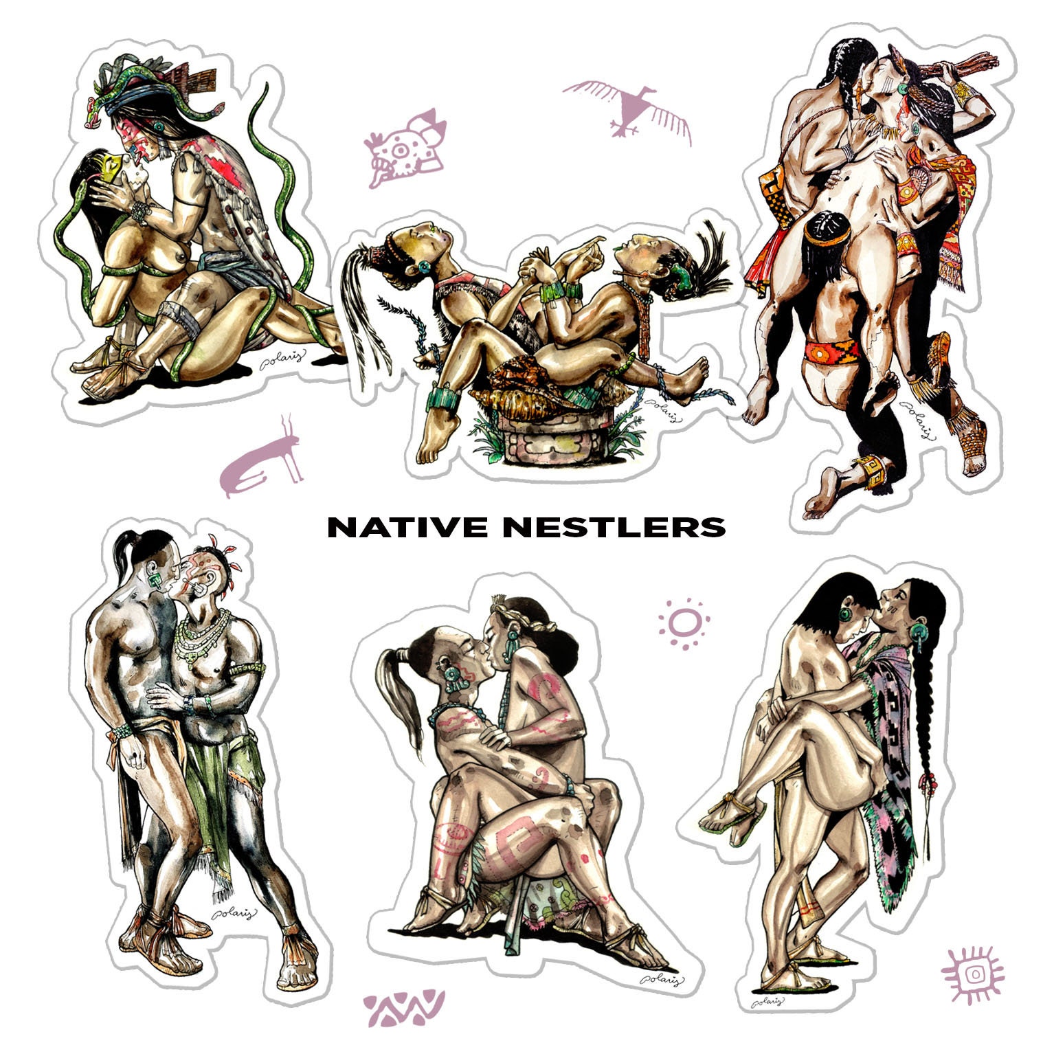 Native Nestlers Sticker Set 3