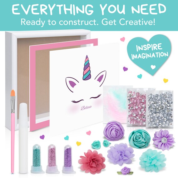 Painting Kit Kids Unicorn Gifts for Girls, DIY Painting Kit, Unicorn Craft  Kits for Kids 