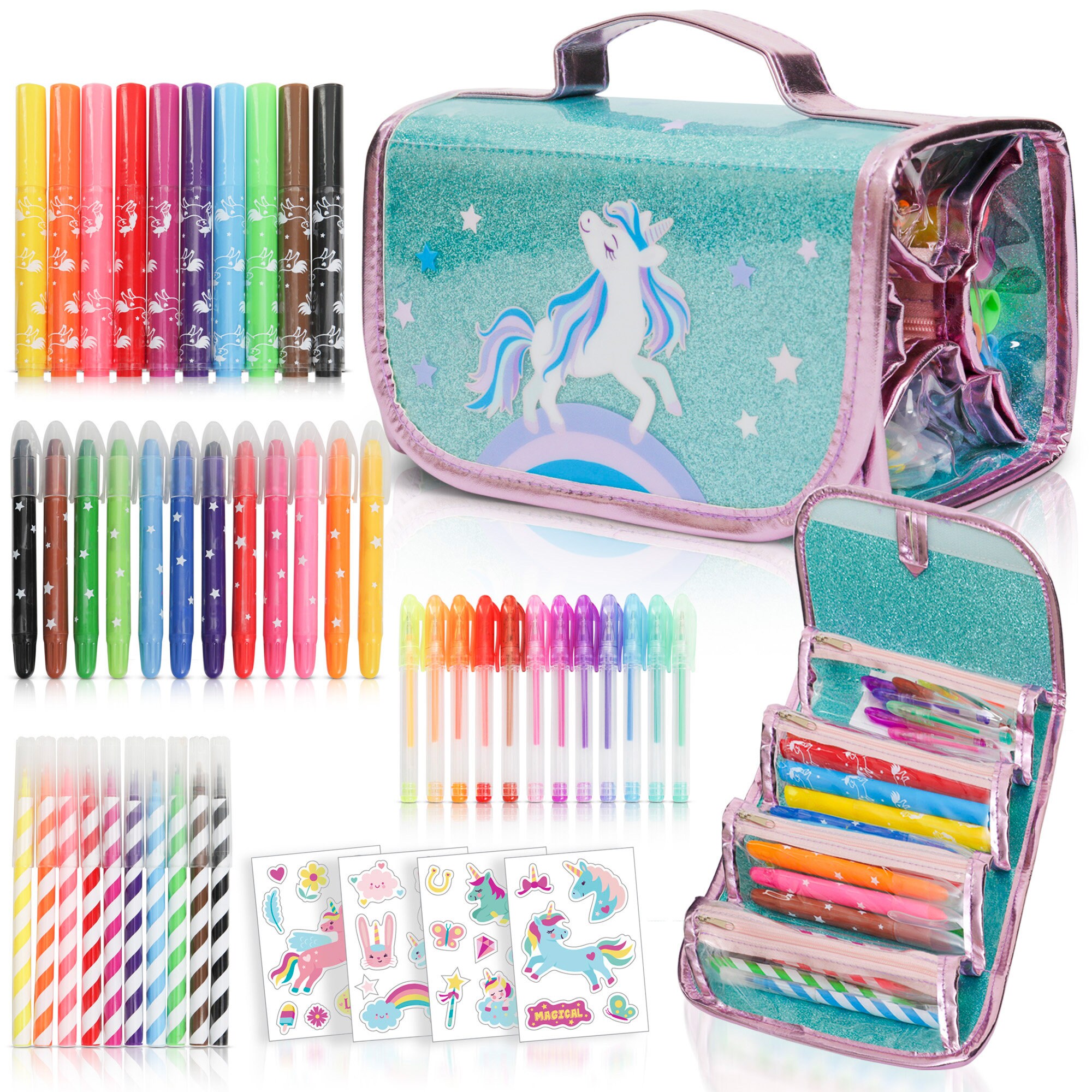 Business & Industrie Unicorn Personalised Pencil Case Game School Bag