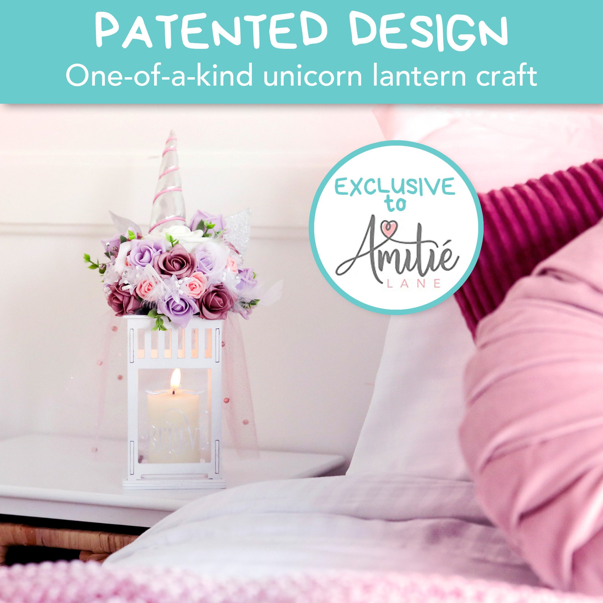 DIY Unicorn Night Light / Lantern Craft Kit Create Unicorn Bedroom Decor  With This Arts & Crafts Kit for Kids 