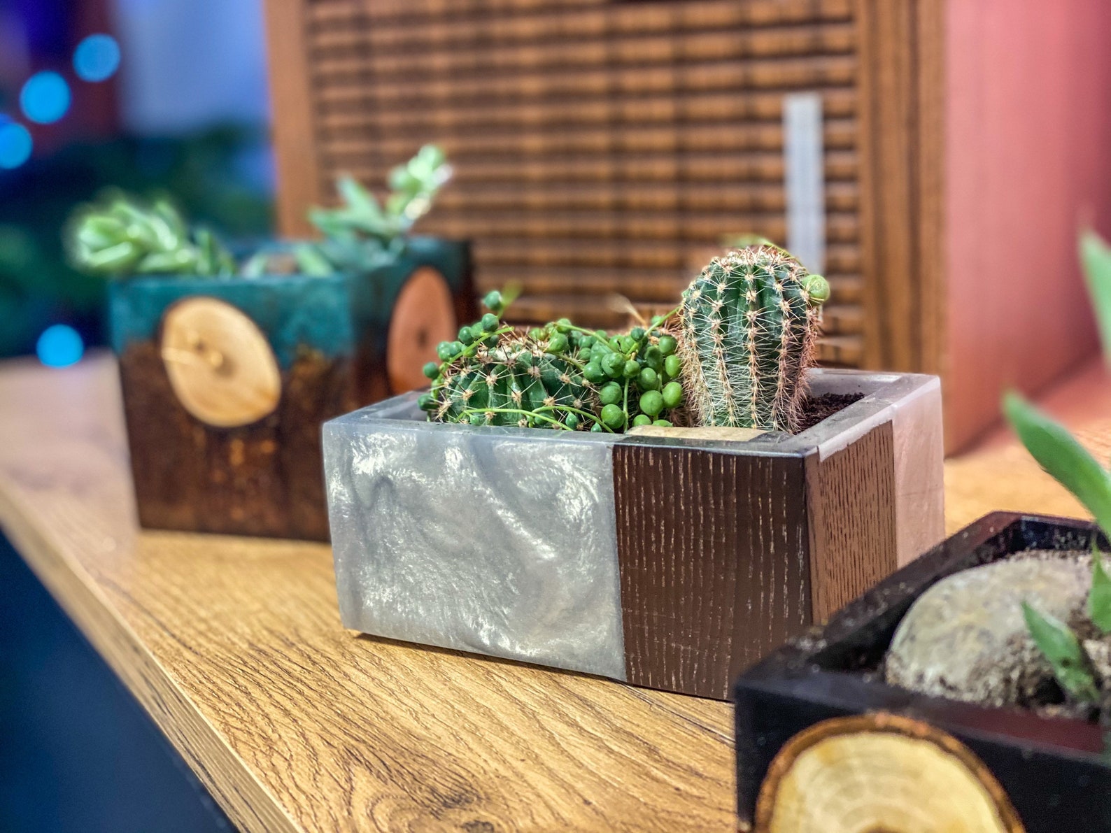 Epoxy Resin Planters / Planter for Your Favourite Plants / Etsy