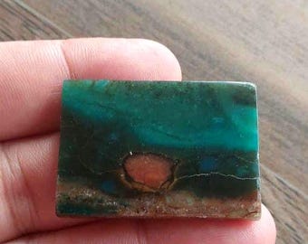 Natural Blueopalizedwood cabochone