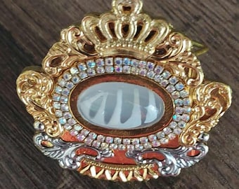 Ágata natural lafadz allah.tamanho.24,13,5 mm.peso.19,19 grm