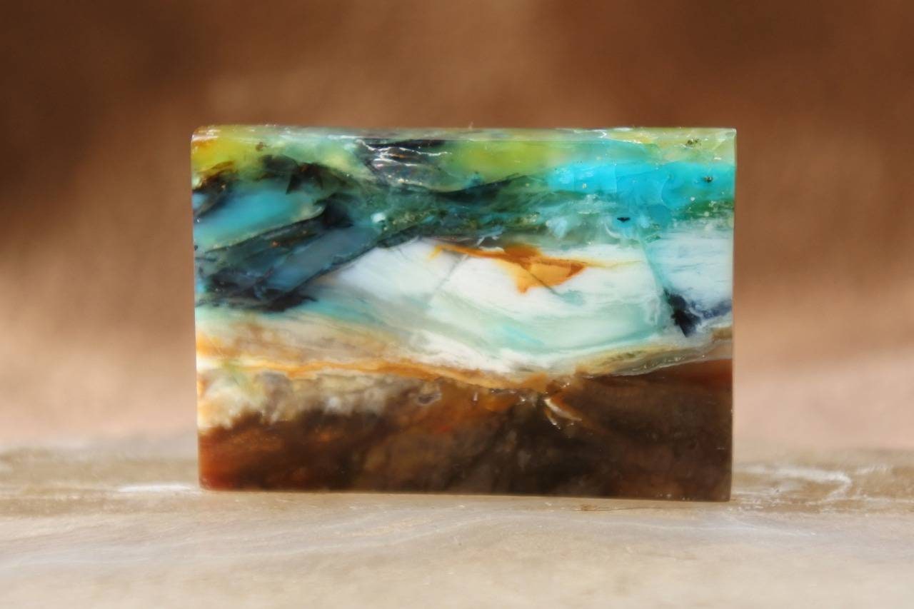 Natural Blue Opalized Petrified Wood  from indonesia Beautiful Stones With unique pattern  motifs