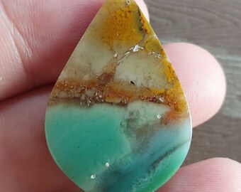 Cabochão de madeira natural Blueopalizada