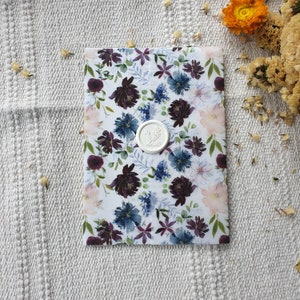 Floral Pergamin Wrap 5x7, vorgefaltete Pergament-Jacken, blau braun Floral und Blätter Pergamin Papier, Hochzeit Briefpapier ,,kostenloser Express-Versand,