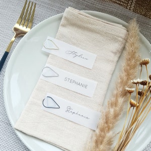 vellum place card