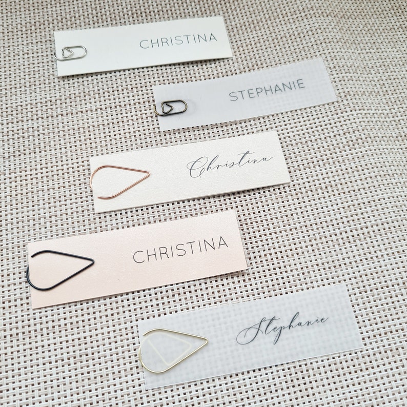 Wedding Place Card, Vellum Name Tag, Place Card Modern Minimalist Vellum Paper Name Card, Baby Shower Menu, Birthday Menu, Party Place Card image 2