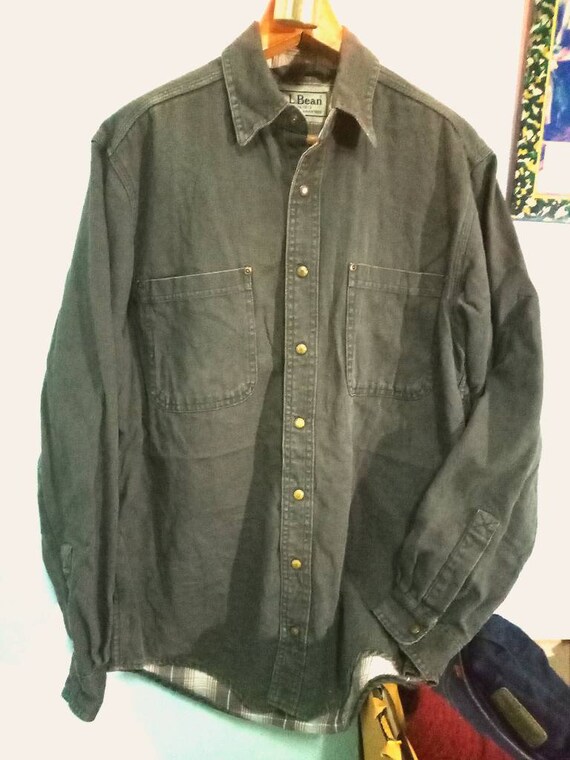 Vintage LL Bean Workwear jacket mens 80s 90s heavy