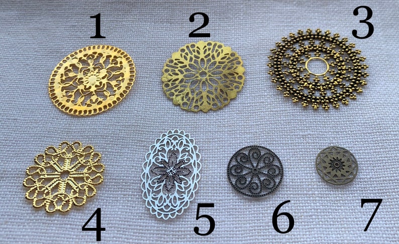 silver and brass jewelry prints Gold