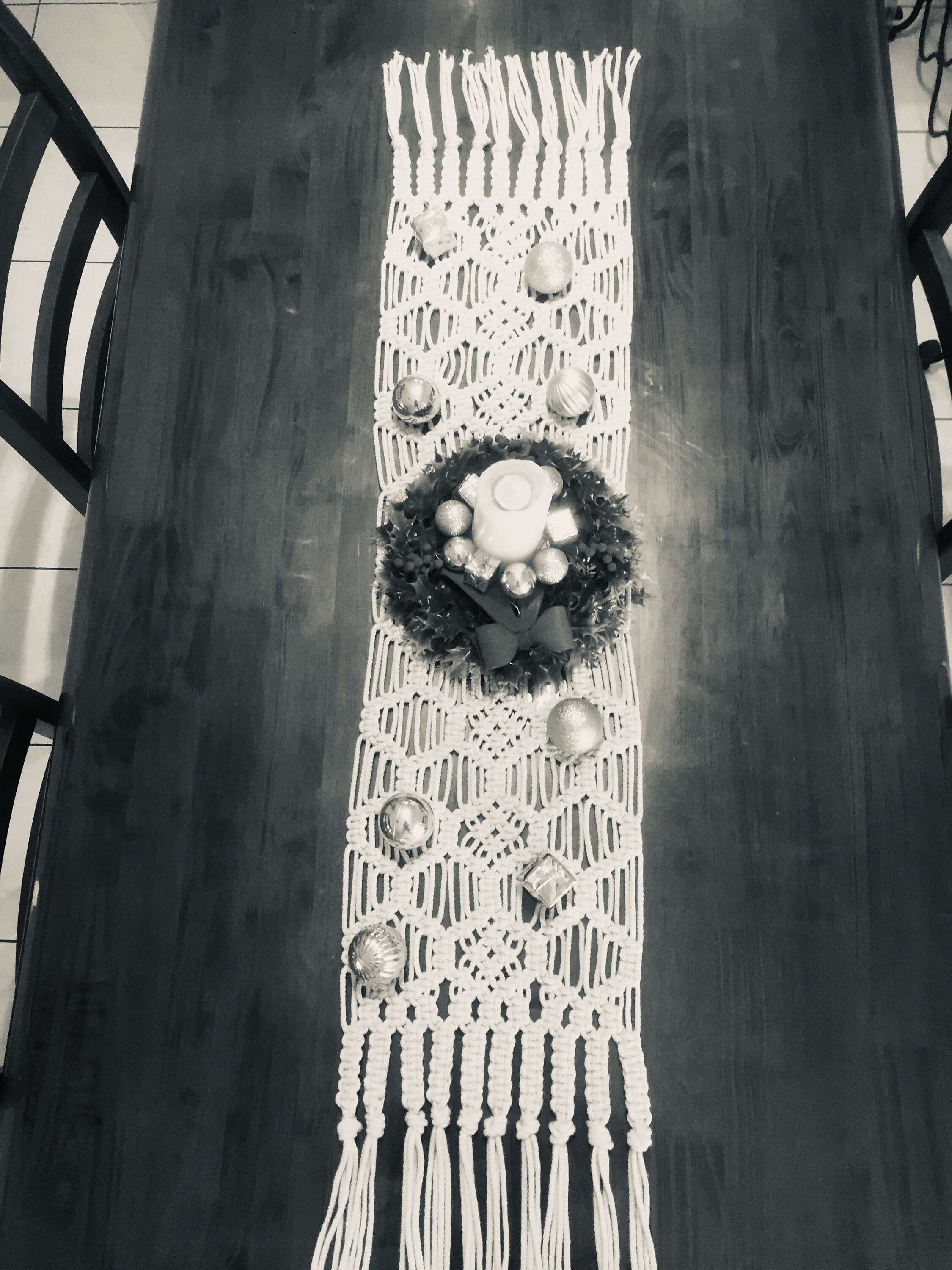 Boho Macrame Table Runner With Tassels – Handmade Decorative Runner For Dining, Wedding, Or Home Decor