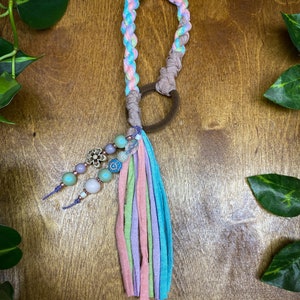 Dreadwrap, hairwrap, dreadlock extension - 14 inches- Spring Fairy, boho hair, dread accessories